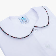 Load image into Gallery viewer, Girls Checkered Piping Collar For Grade 1 To 6