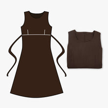 Load image into Gallery viewer, Girls Pinafore Jumper For Grade 7 To 9