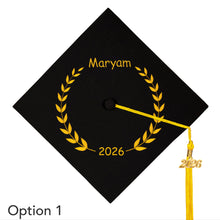 Load image into Gallery viewer, Graduation Cap With Embroidery