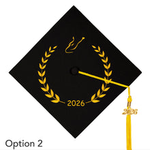 Load image into Gallery viewer, Graduation Cap With Embroidery