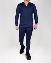 Load image into Gallery viewer, Long Sleeve Rib Cuffs Scrub