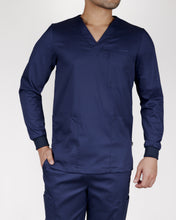 Load image into Gallery viewer, Long Sleeve Rib Cuffs Scrub