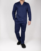 Load image into Gallery viewer, Long Sleeve Self Elastic Scrub