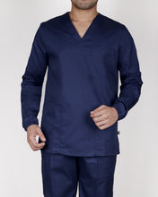 Load image into Gallery viewer, Long Sleeve Self Elastic Scrub