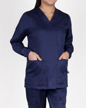 Load image into Gallery viewer, Long Sleeve Self Elastic Scrub