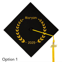 Load image into Gallery viewer, Graduation Cap With Embroidery