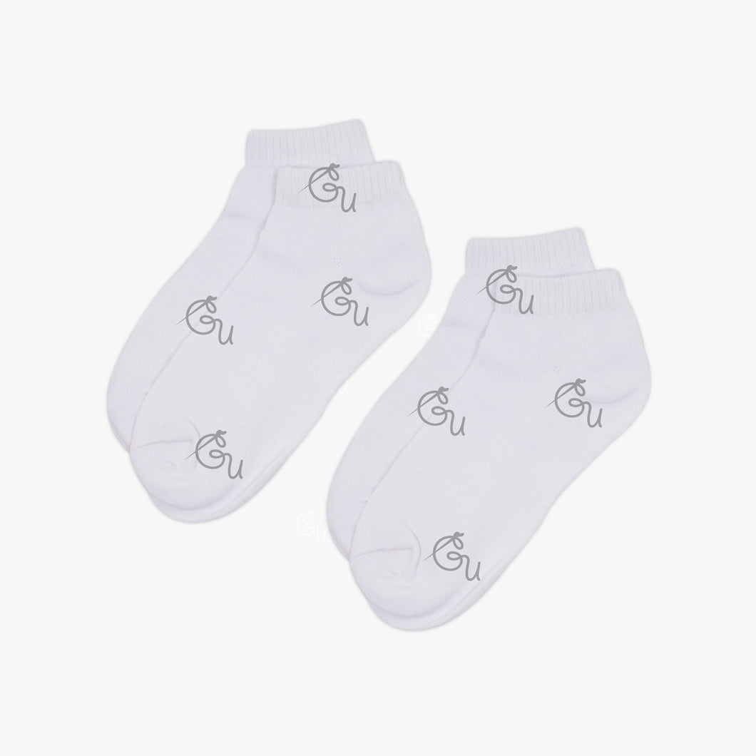 Ankle White Socks